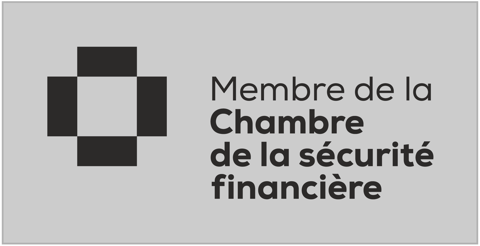 Identité visuelle en noir sur fond pâle